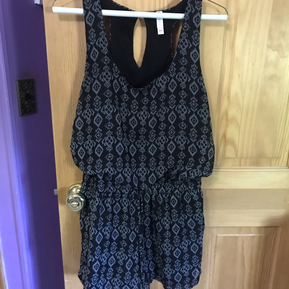 Xhileration Black Romper